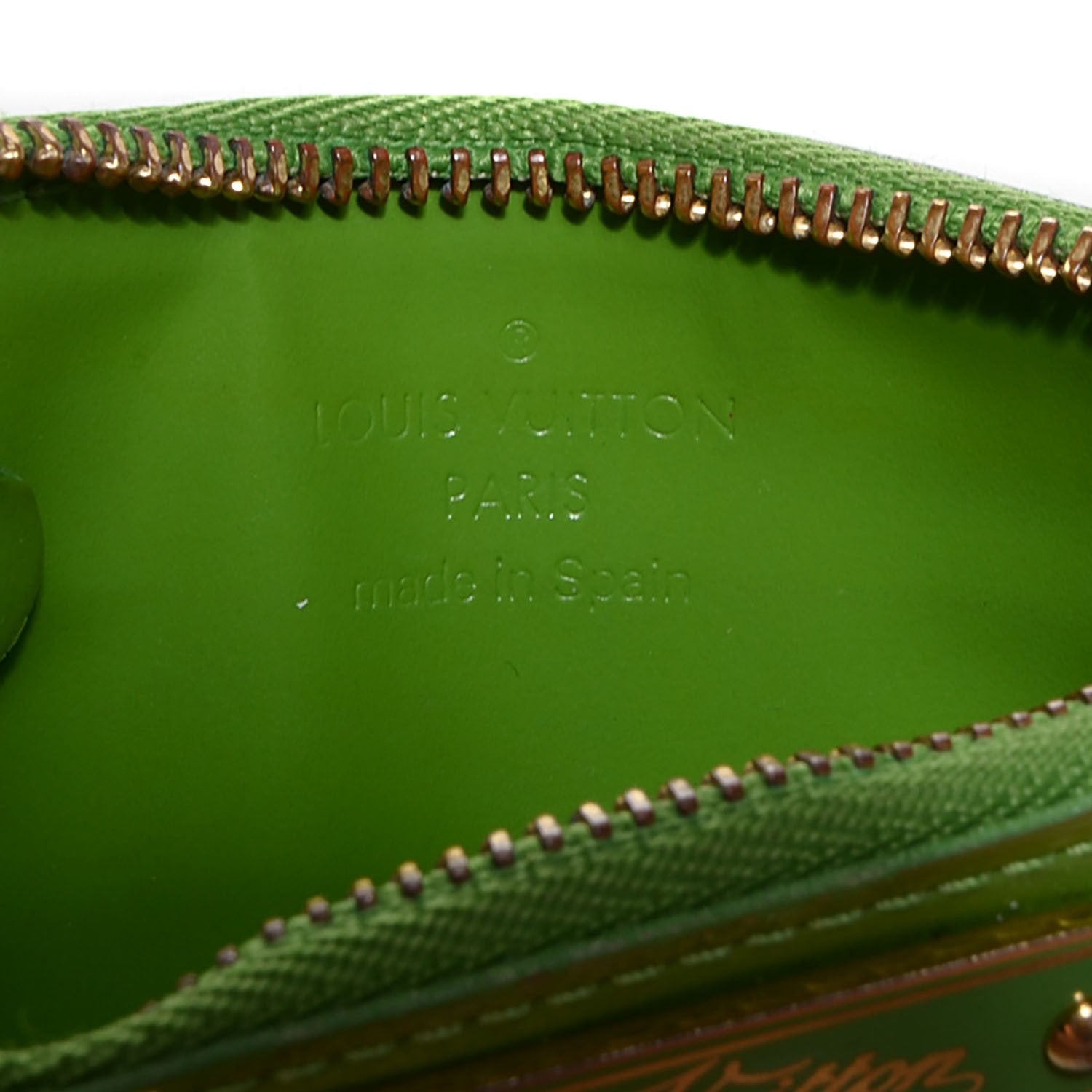 Louis Vuitton Vernis Key Pouch Vert Tonic 6 of 7