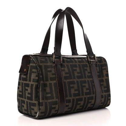 Fendi Zucca Mini Boston Satchel Tobacco 3 of 16