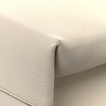 Valentino Garavani Pebbled Calfskin VRing Tote Bag Light Ivory 11 of 14