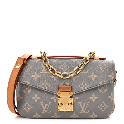 Louis Vuitton Monogram Pochette Metis East West Trianon Gray 1 of 15
