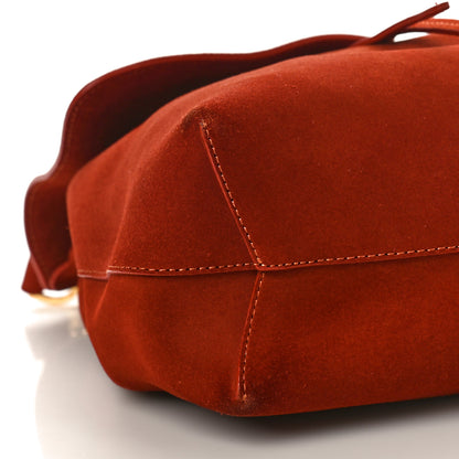 Mansur Gavriel Suede Mini Lady Bag Brick 6 of 8