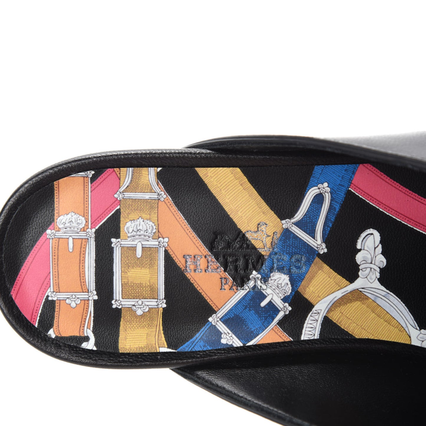 Supple Goatskin Catena Mules 36 Black