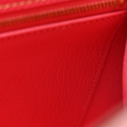 Hermes Epsom Bi-Color Horseshoe Kelly Sellier 25 Rose Azalee Craie 13 of 13