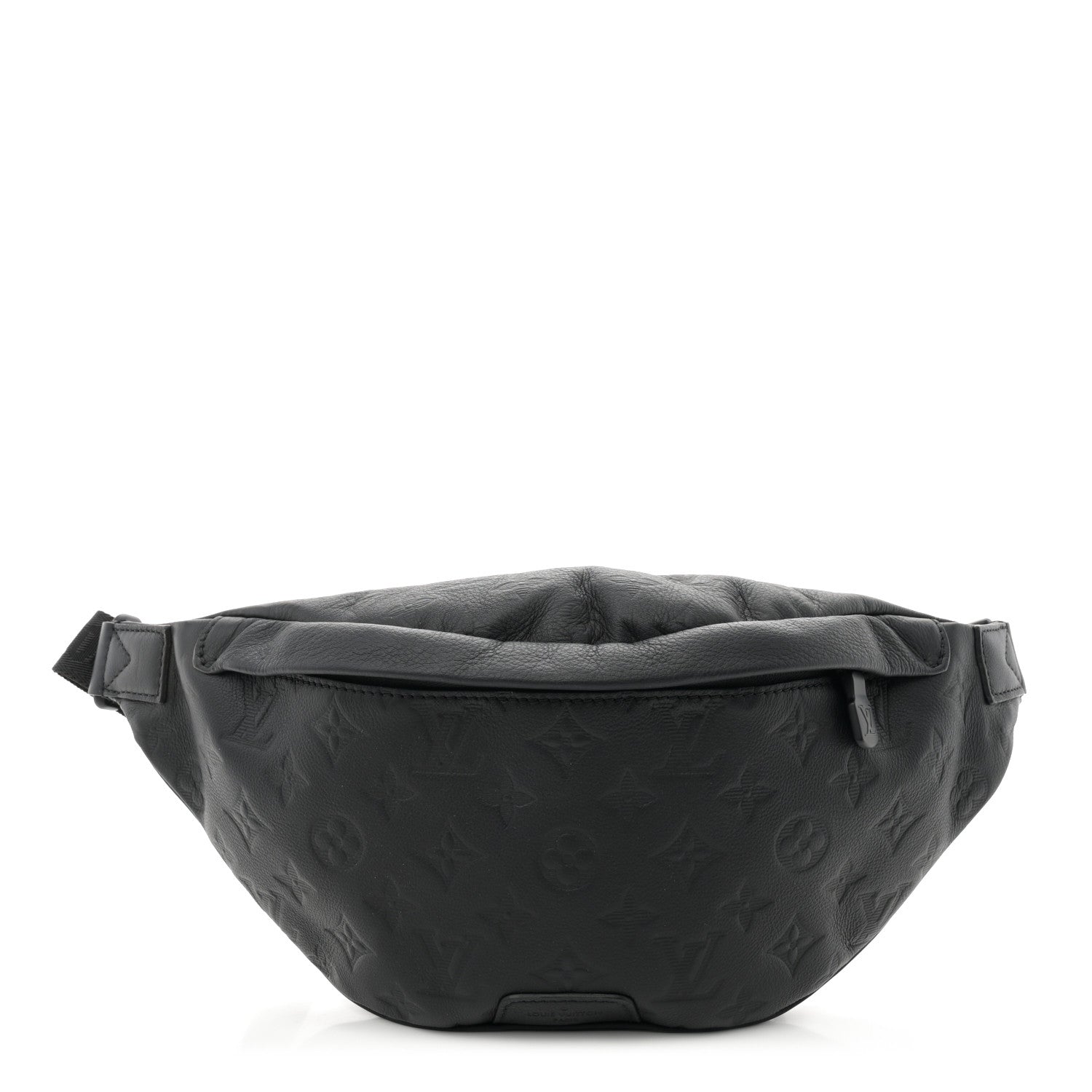 Louis Vuitton Calfskin Monogram Shadow Discovery Bumbag Black 1 of 10