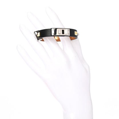 Hermes Swift Mini Dog Clous Carres Bracelet T3 Black 2 of 6
