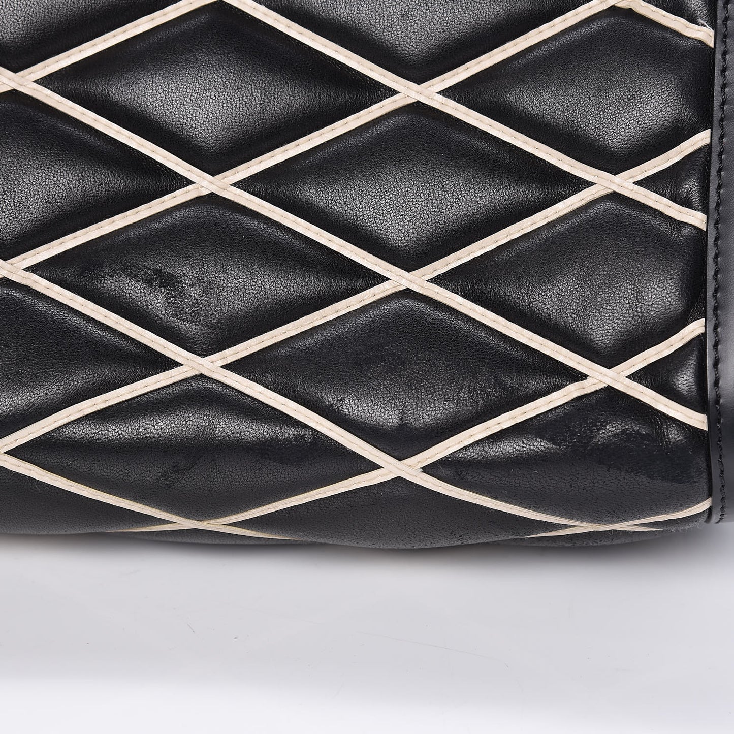 Lambskin Malletage Pochette Flap Black