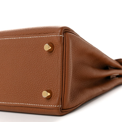 Hermes Togo Kelly Retourne 25 Gold 10 of 11