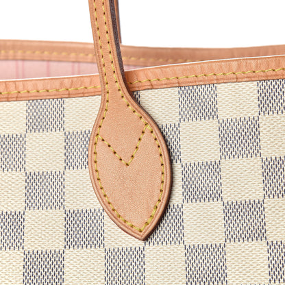 Louis Vuitton Damier Azur Neo Neverfull MM Rose Ballerine 17 of 20