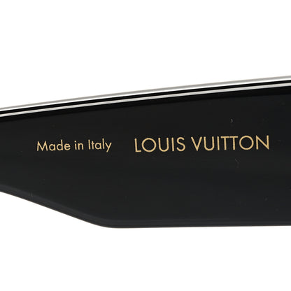 Louis Vuitton Acetate Swarovski Crystal Cyclone Sunglasses Z1578W Black 5 of 7