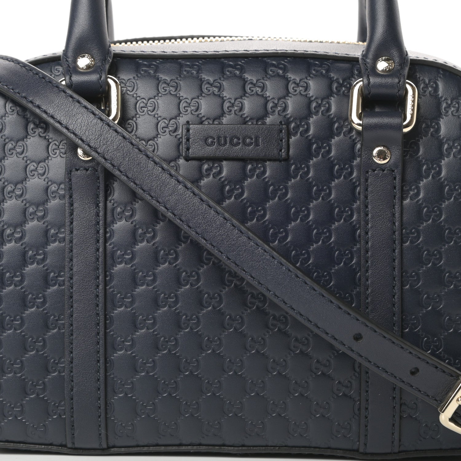 Gucci Soft Microguccissima Small Crossbody Bag Blue 8 of 10
