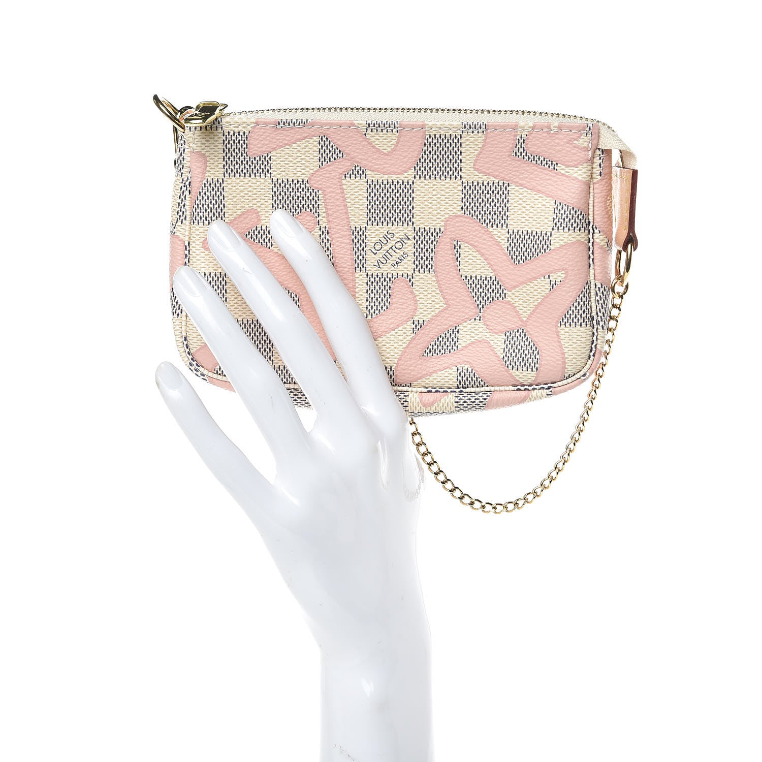 Louis Vuitton Damier Azur Tahitienne Mini Pochette Accessories 2 of 7