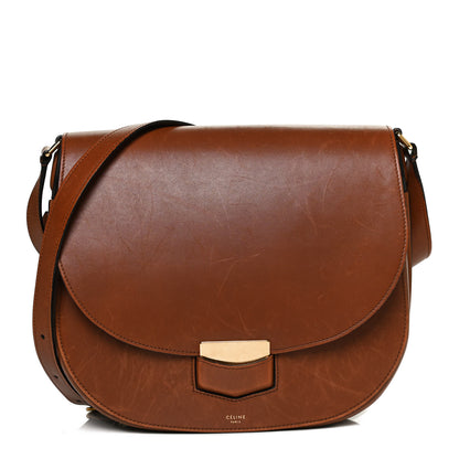 Celine Supersoft Calfskin Medium Trotteur Caramel 1 of 11