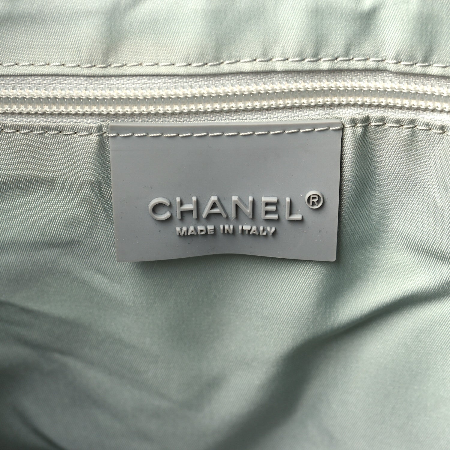 Chanel Nylon Mesh Camellia Duffle White Multicolor 6 of 12