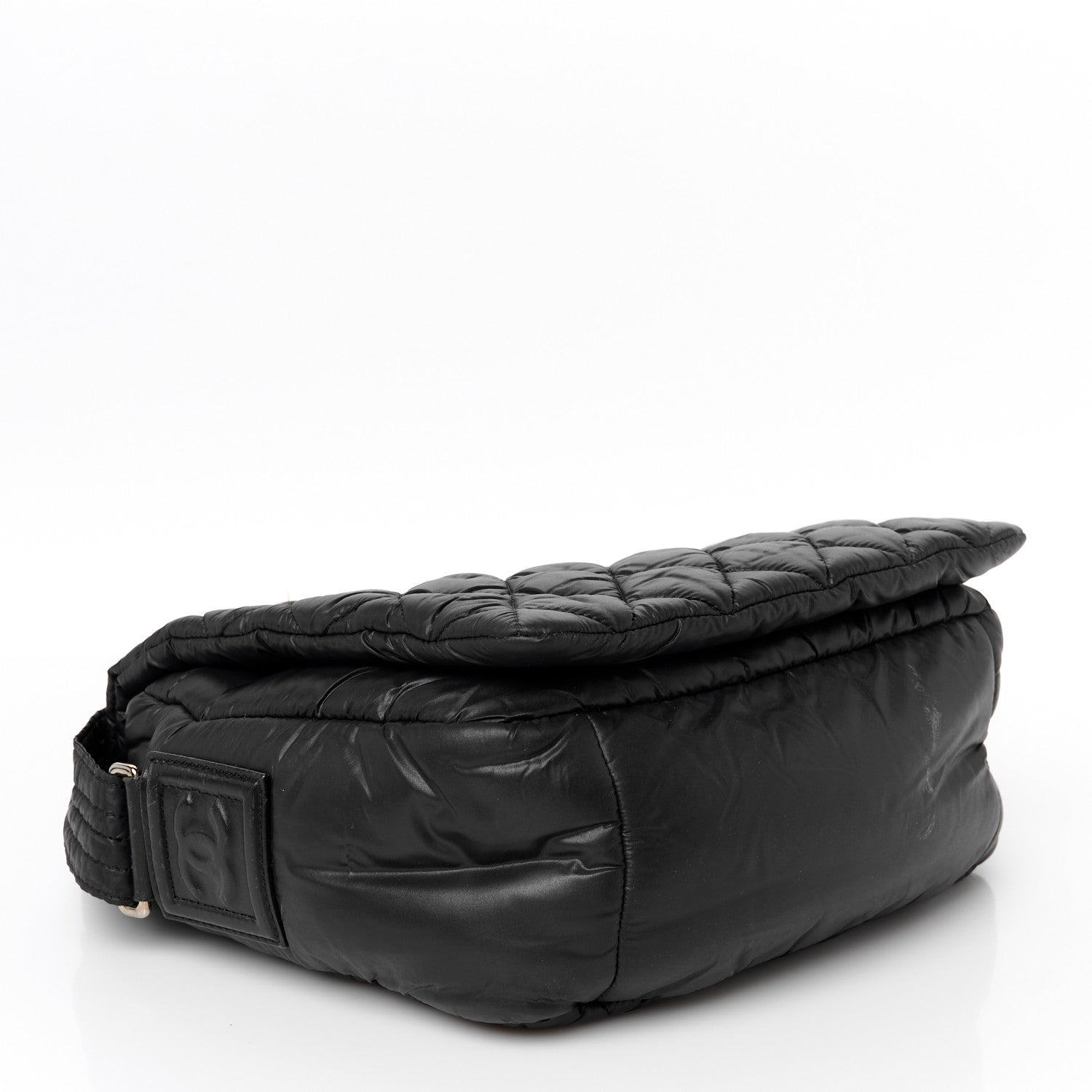 Chanel Nylon Small Coco Cocoon Messenger Bag Black 4 of 11