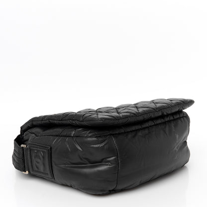 Chanel Nylon Small Coco Cocoon Messenger Bag Black 4 of 11