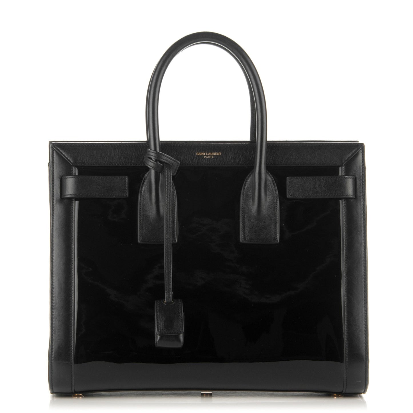 Patent Small Sac de Jour Black