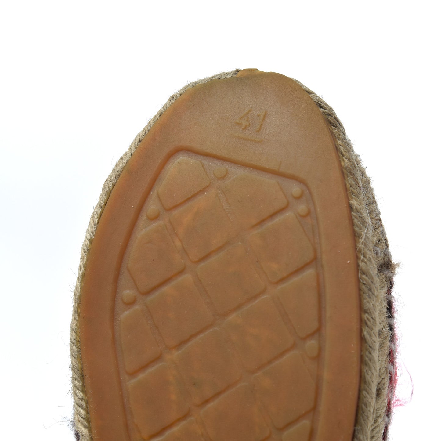 Tweed CC Espadrilles 41 Brown Pink