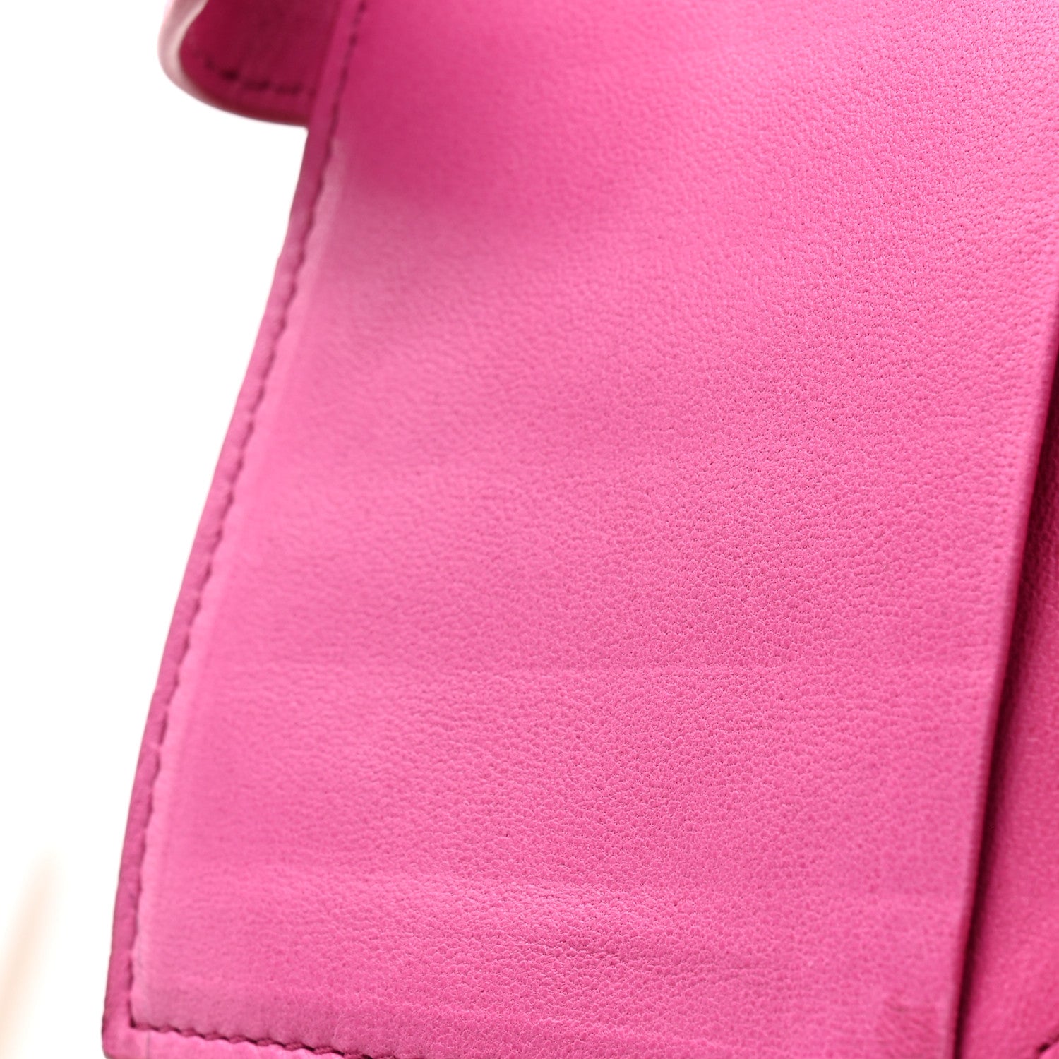 Bottega Veneta Nappa Intrecciato Continental Snap Wallet Fuchsia 8 of 9