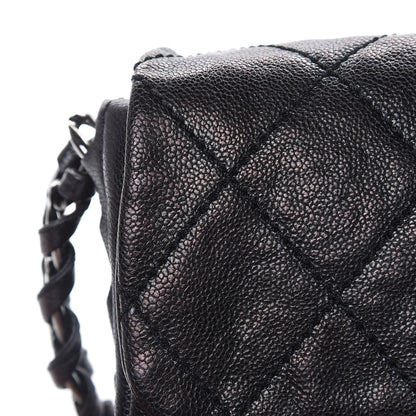 Chanel Glazed Caviar Quilted Modern Chain Flap Black 11 of 15