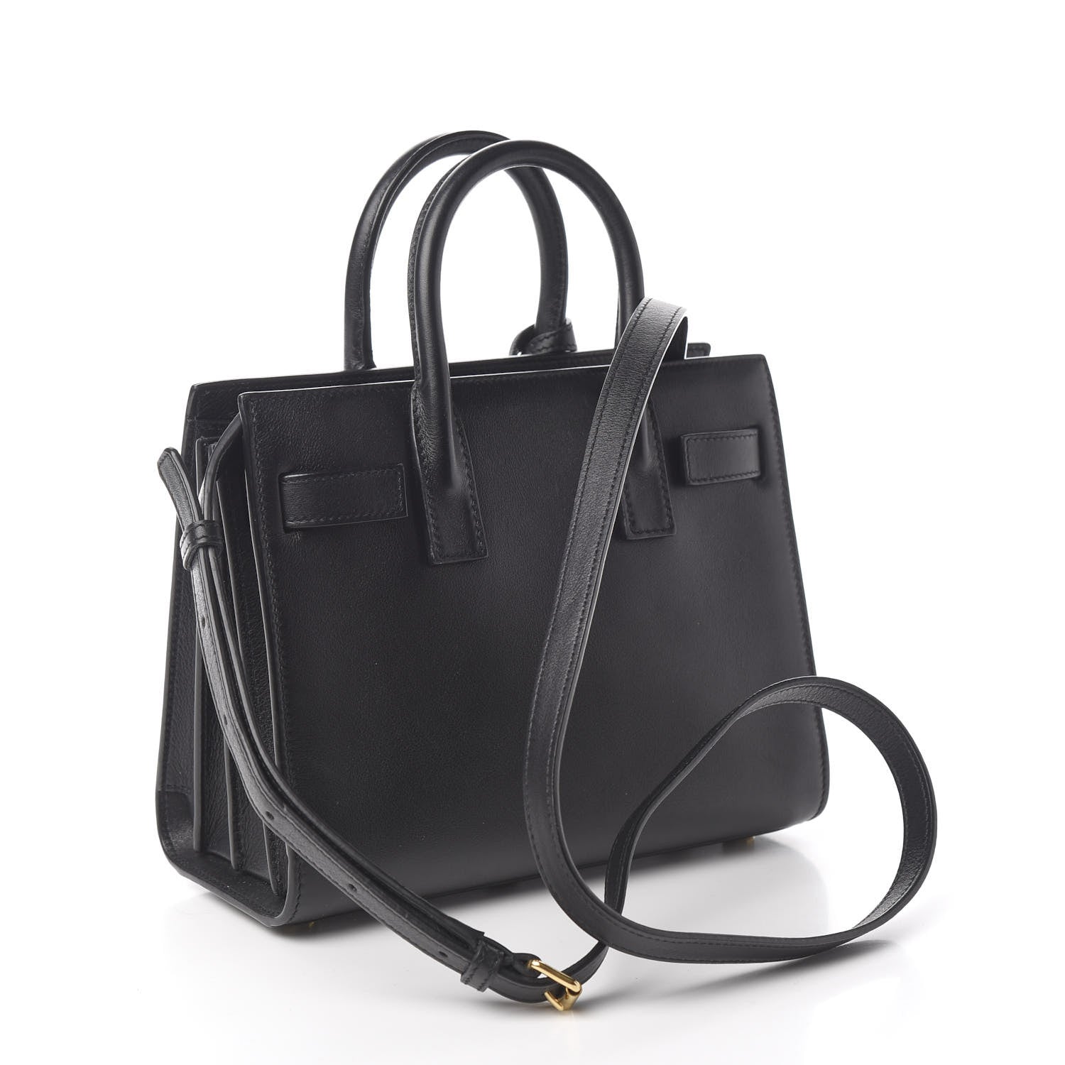 Saint Laurent Calfskin Nano Sac de Jour Black 2 of 9