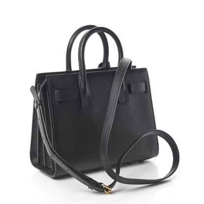 Saint Laurent Calfskin Nano Sac de Jour Black 2 of 9