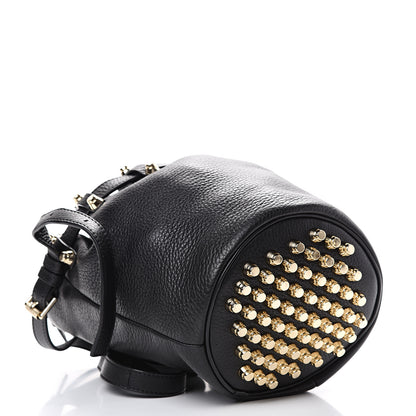 Alexander Wang Pebbled Lambskin Diego Bucket Black Gold Hardware 3 of 11