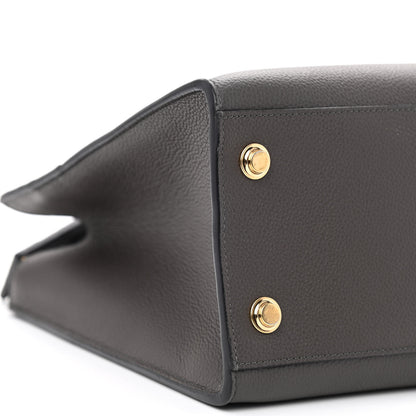 Louis Vuitton Taurillon City Steamer MM Gris 8 of 9