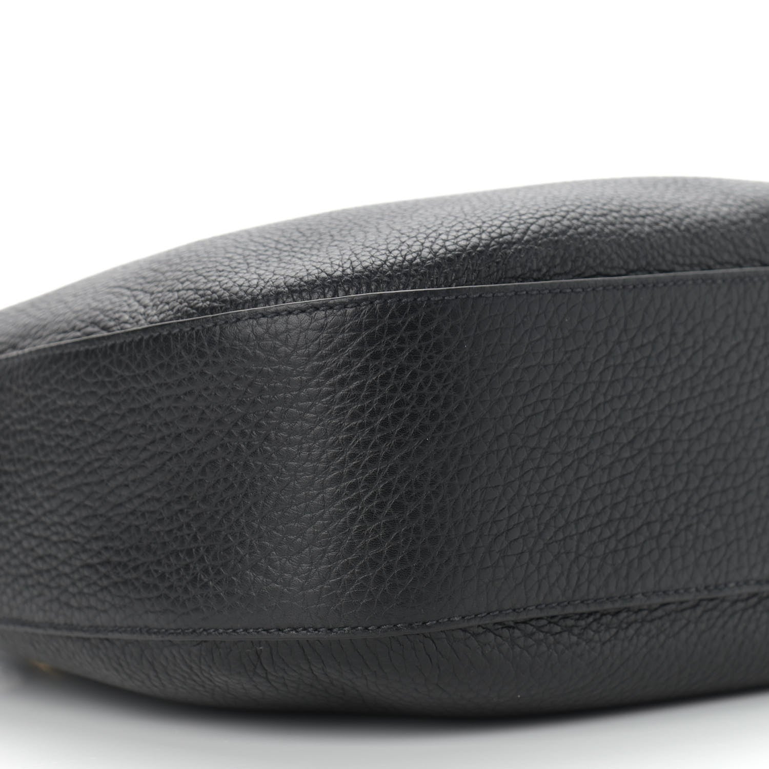 Prada Vitello Phenix Zippered Messenger Hobo Black 9 of 10