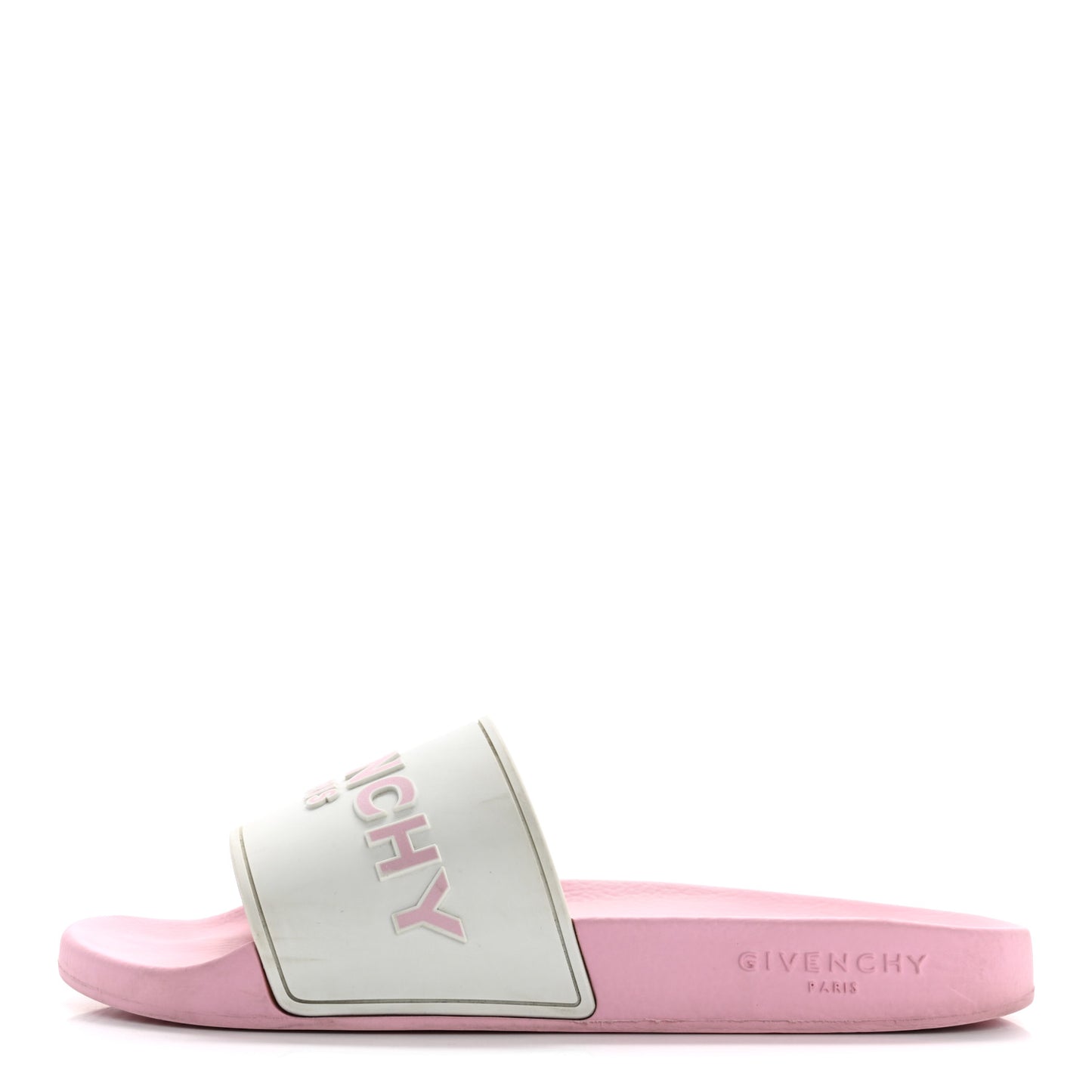 Rubber Logo Pool Slide Sandals 39 Candy Pink