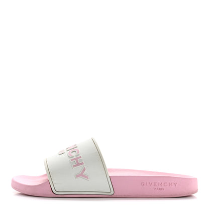 Givenchy Rubber Logo Pool Slide Sandals 39 Candy Pink 1 of 12