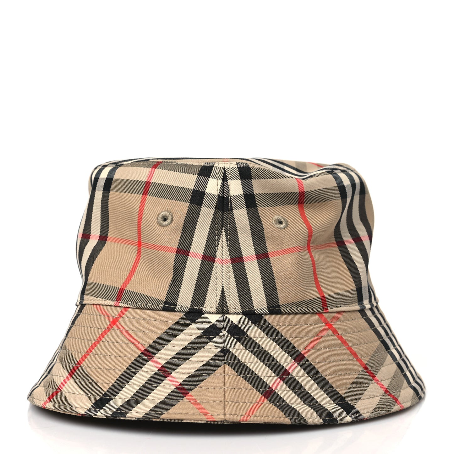 Technical Cotton Vintage Check Bucket Hat M Archive Beige