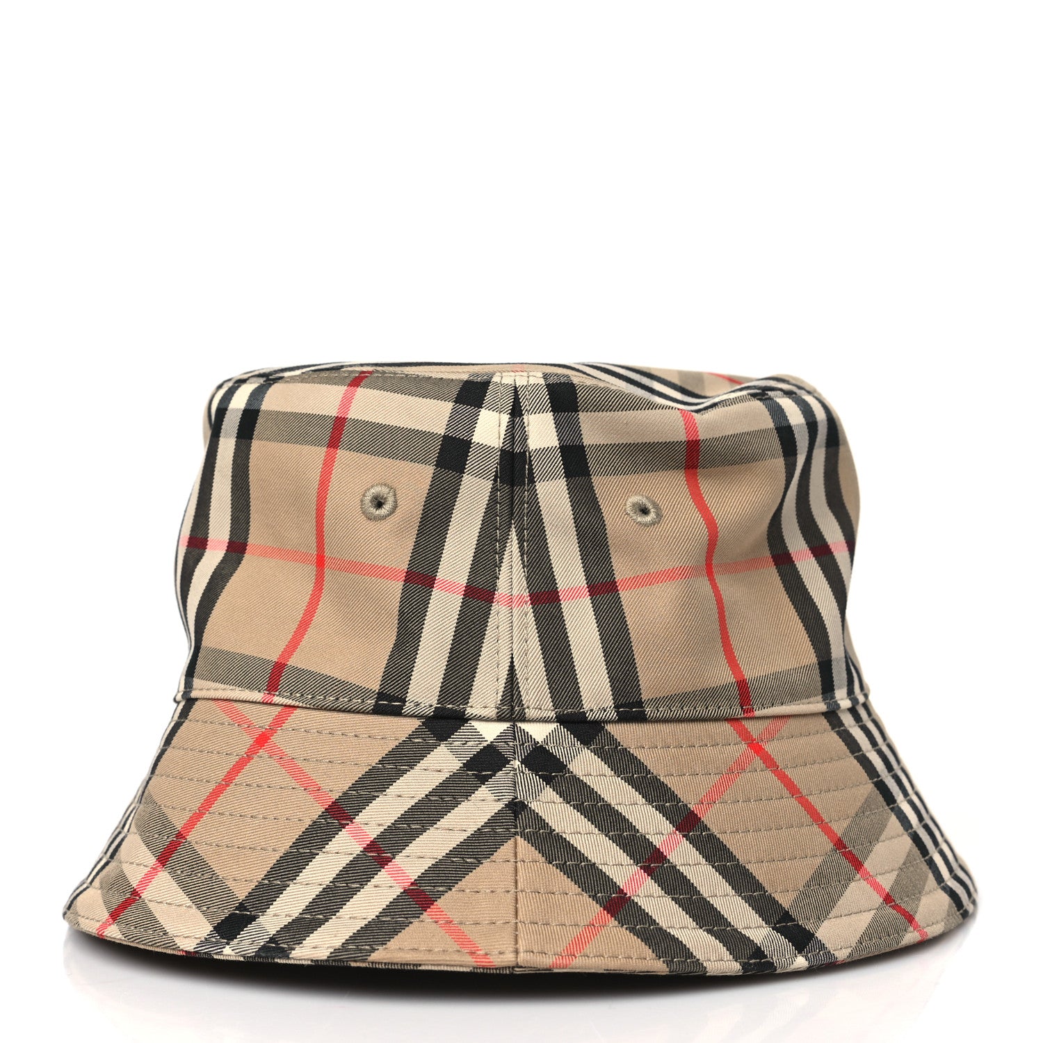 Burberry Technical Cotton Vintage Check Bucket Hat M Archive Beige 4 of 10