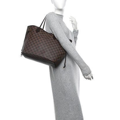 Louis Vuitton Damier Ebene Neverfull MM 2 of 12