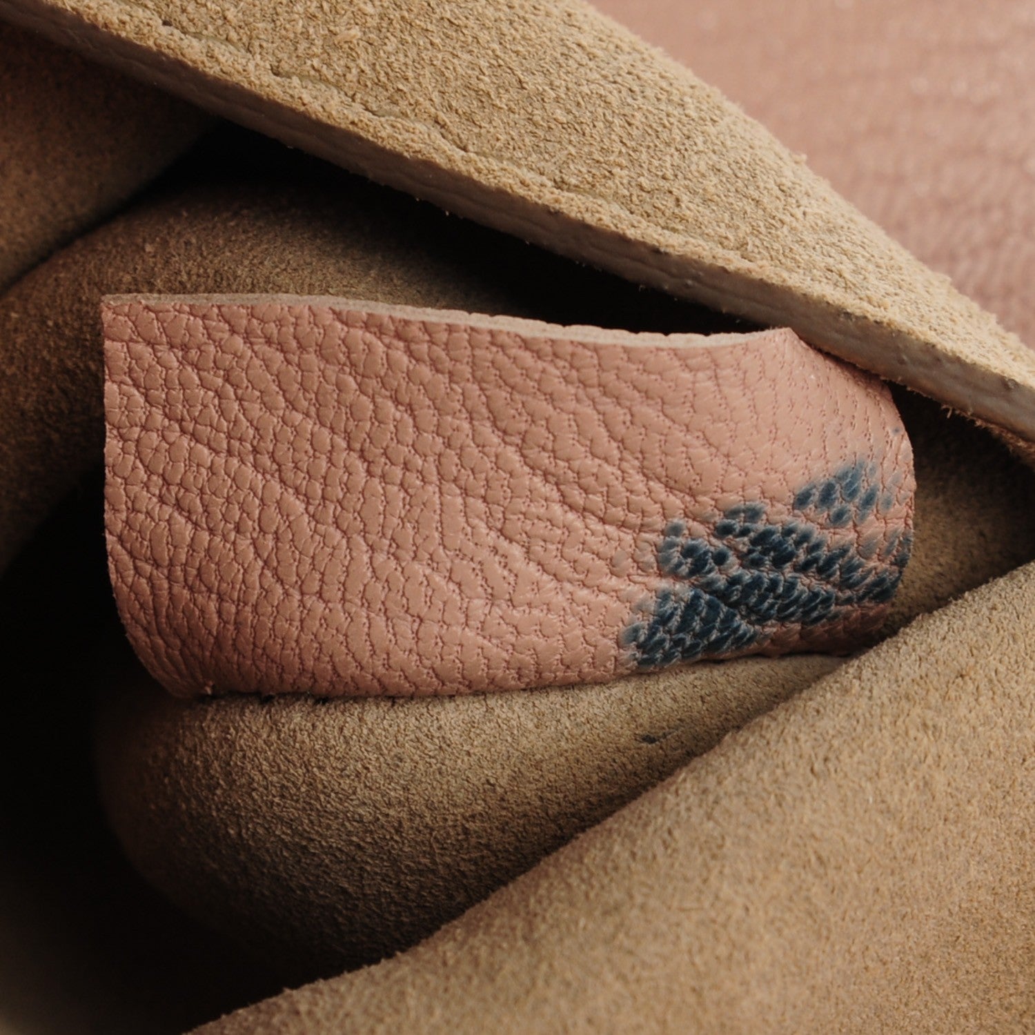 Chloe Grained Lambskin Drew Shoulder Bag Cement Pink 10 of 10