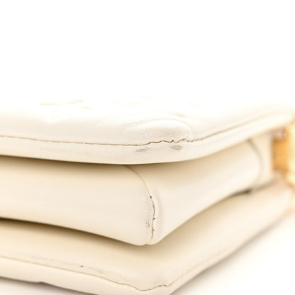 Louis Vuitton Lambskin Monogram Embossed Coussin BB Quartz Multicolor 10 of 11