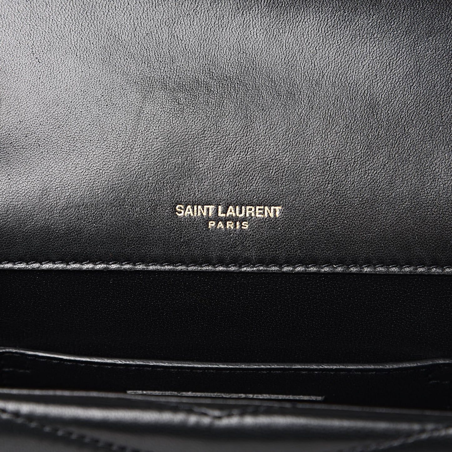 Lambskin Matelasse Chevron Monogram Small Sulpice Bag Black