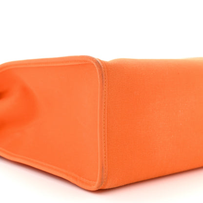 Hermes Toile Officer Vache Hunter Herbag Zip 31 PM Feu Natural 10 of 15