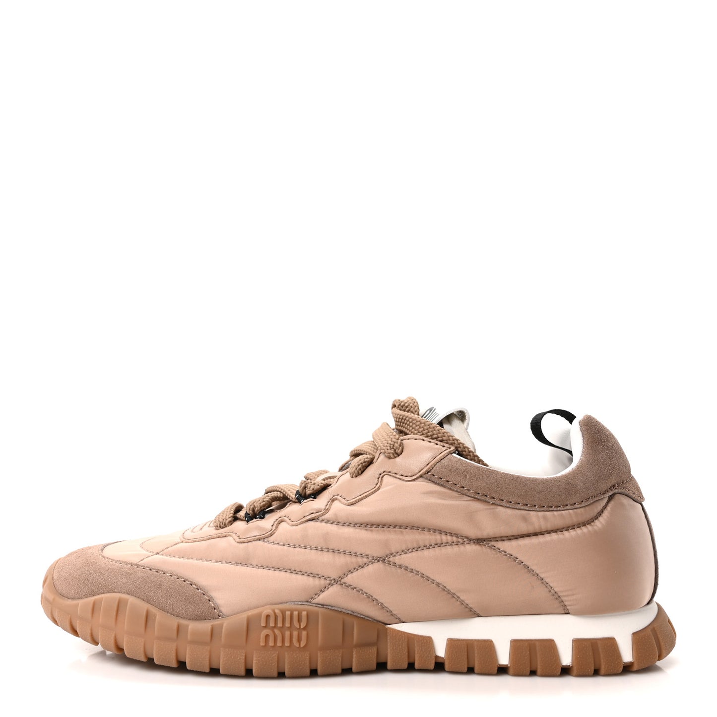 Technical Fabric Suede Womens Tyre Sneakers 40 Dark Rose