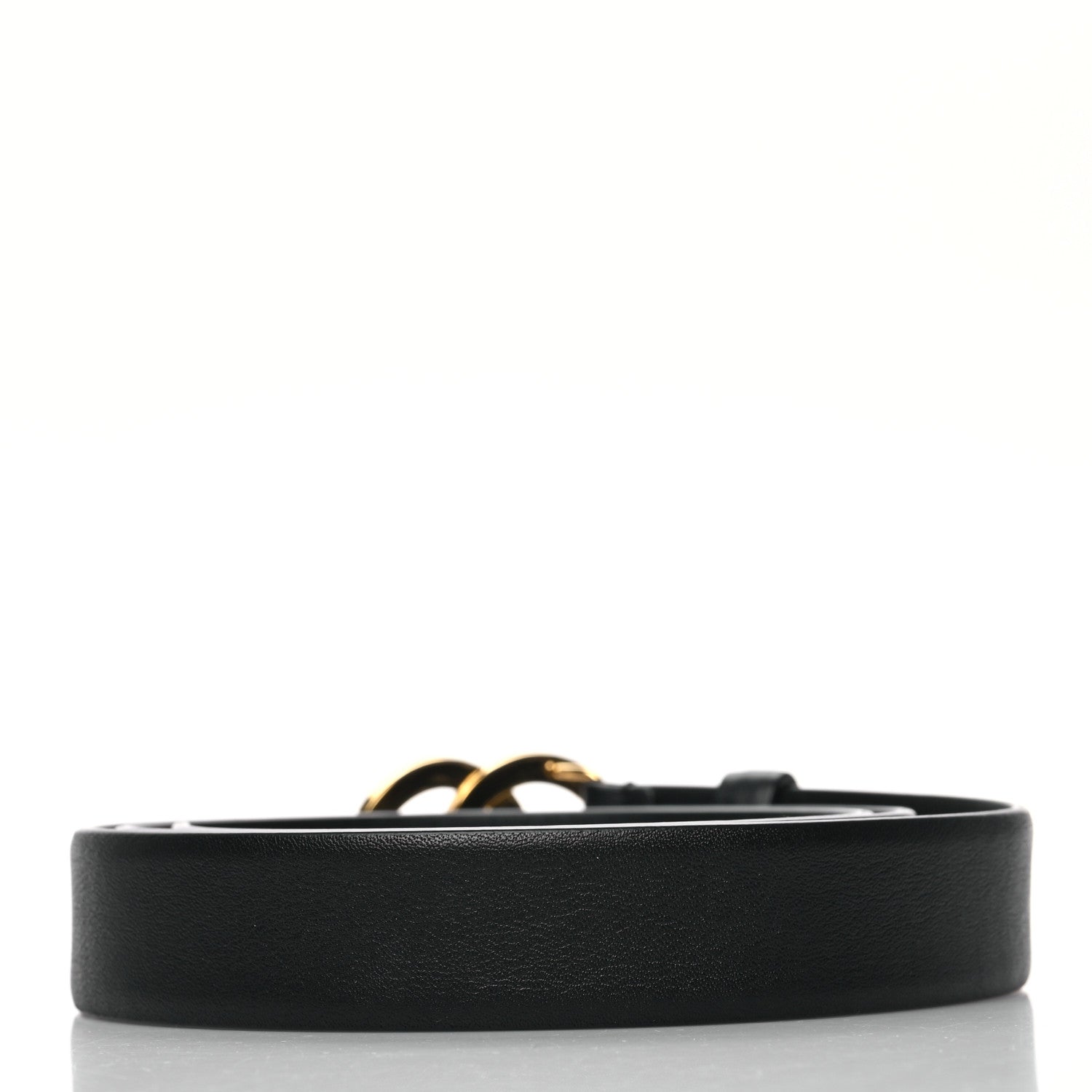 Chanel Calfskin Paris Button CC Belt 90 36 Black 2 of 9