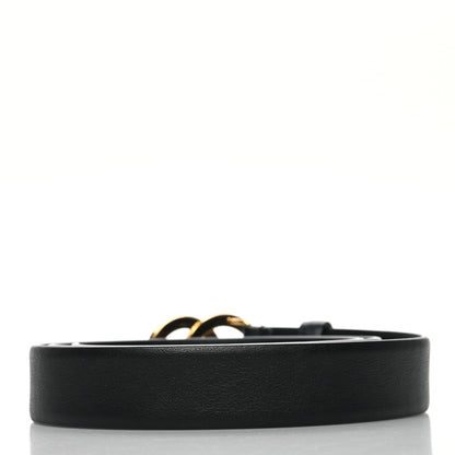 Chanel Calfskin Paris Button CC Belt 90 36 Black 2 of 9
