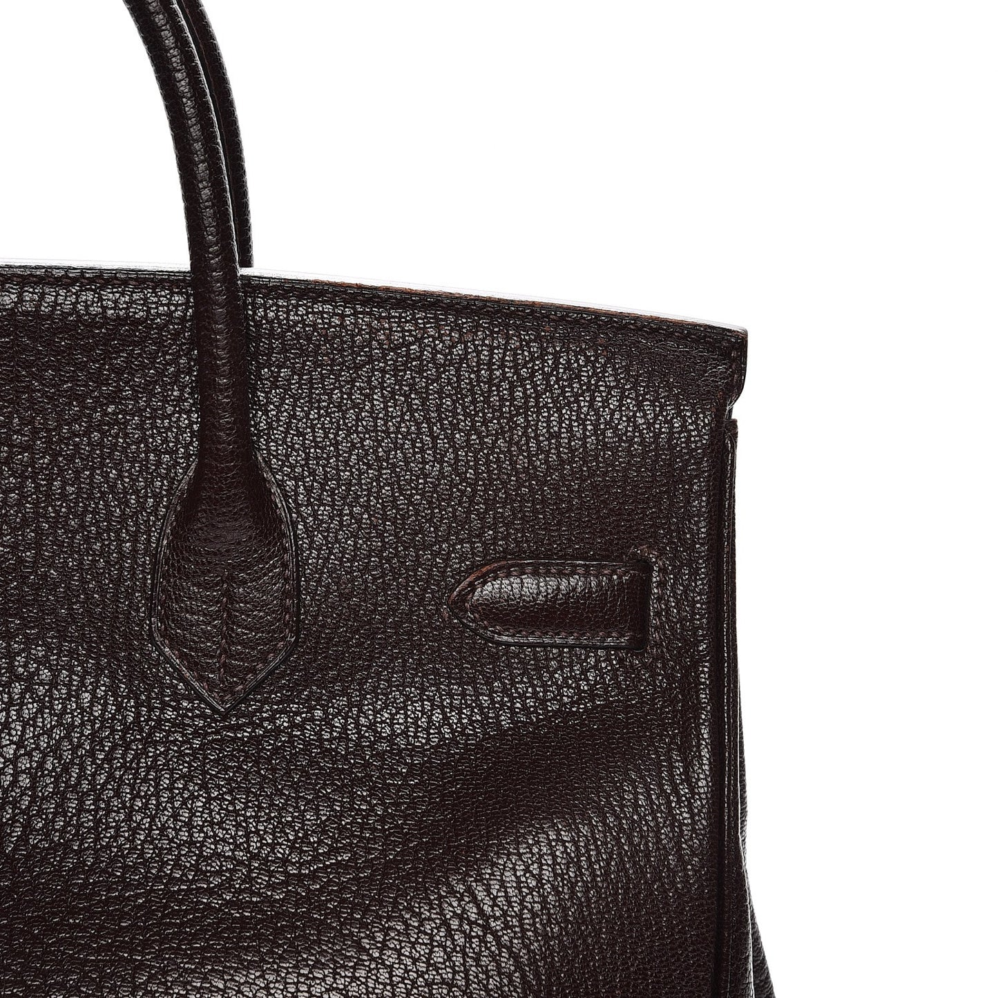 Chevre de Coromandel HAC Birkin 32 Cocoan