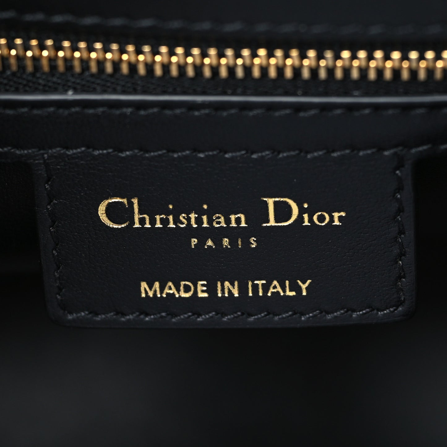 Technical Canvas Macro Houndstooth Medium Caro Bag Black White