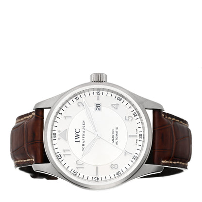 IWC Stainless Steel Alligator 39mm Pilot Mark XVI Automatic Watch IW325502 2 of 5