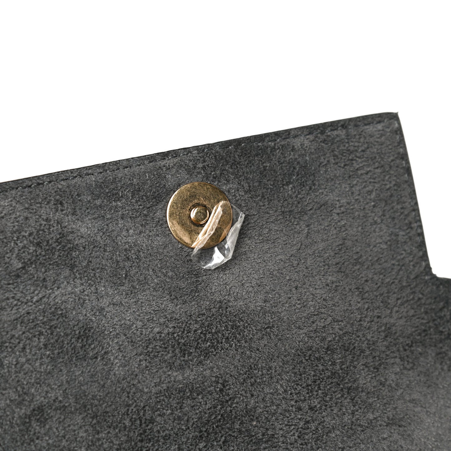 Grained Calfskin Nano Belt Bag Grey