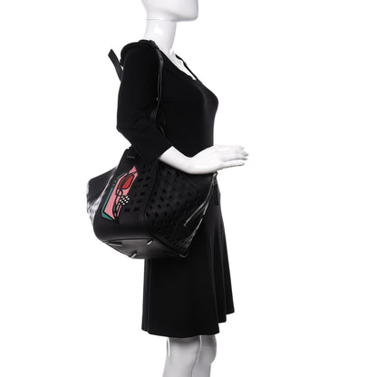 Loewe Calfskin Medium Tulip Hammock Shoulder Bag Black 2 of 11