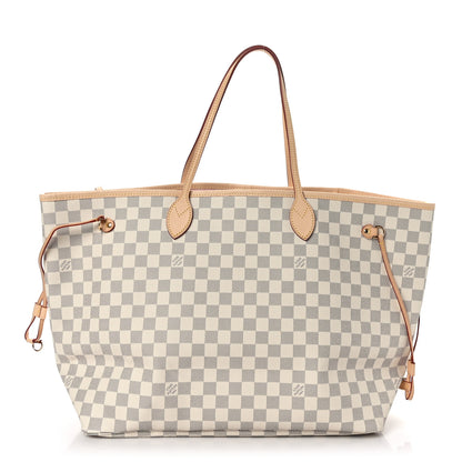 Louis Vuitton Damier Azur Neo Neverfull GM Rose Ballerine 2 of 9
