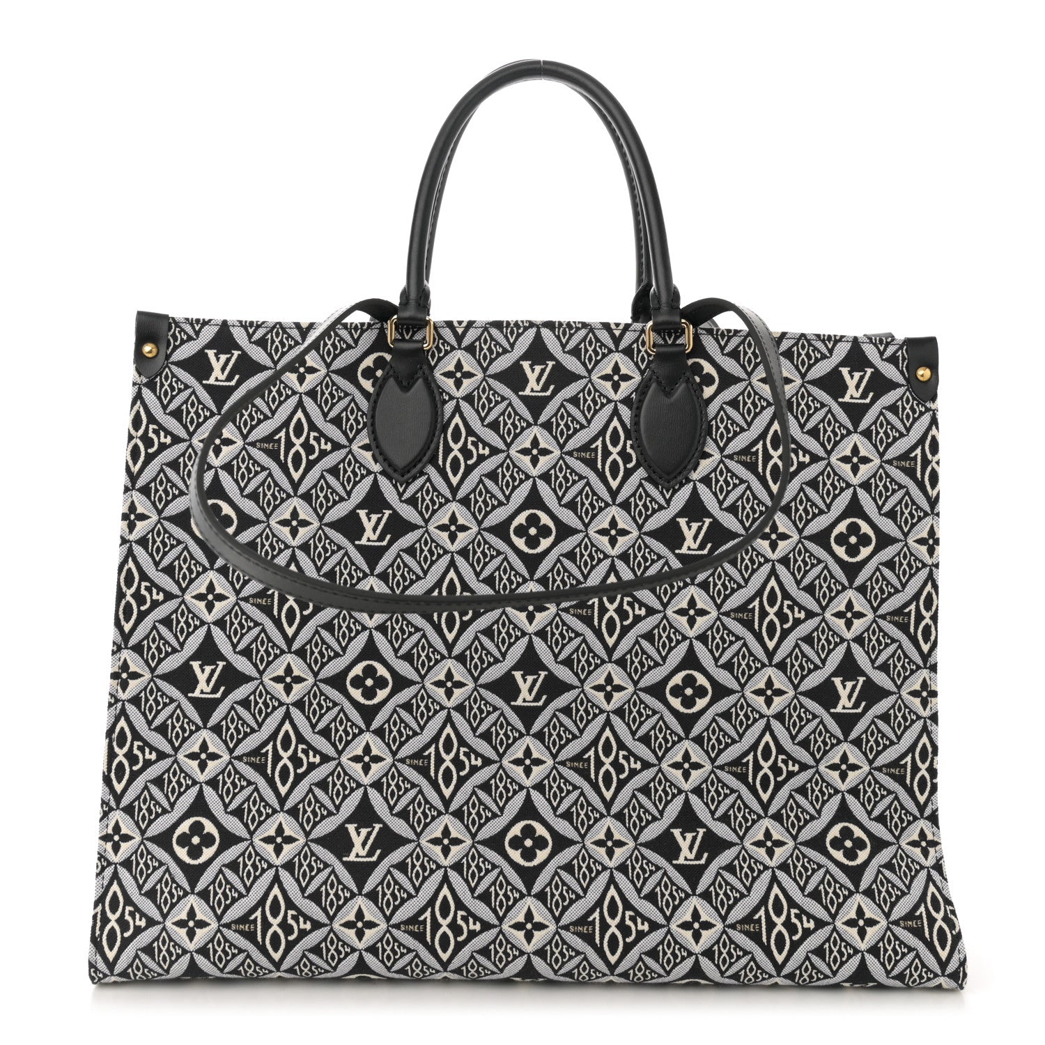 Louis Vuitton Jacquard Since 1854 Onthego GM Grey 1 of 11
