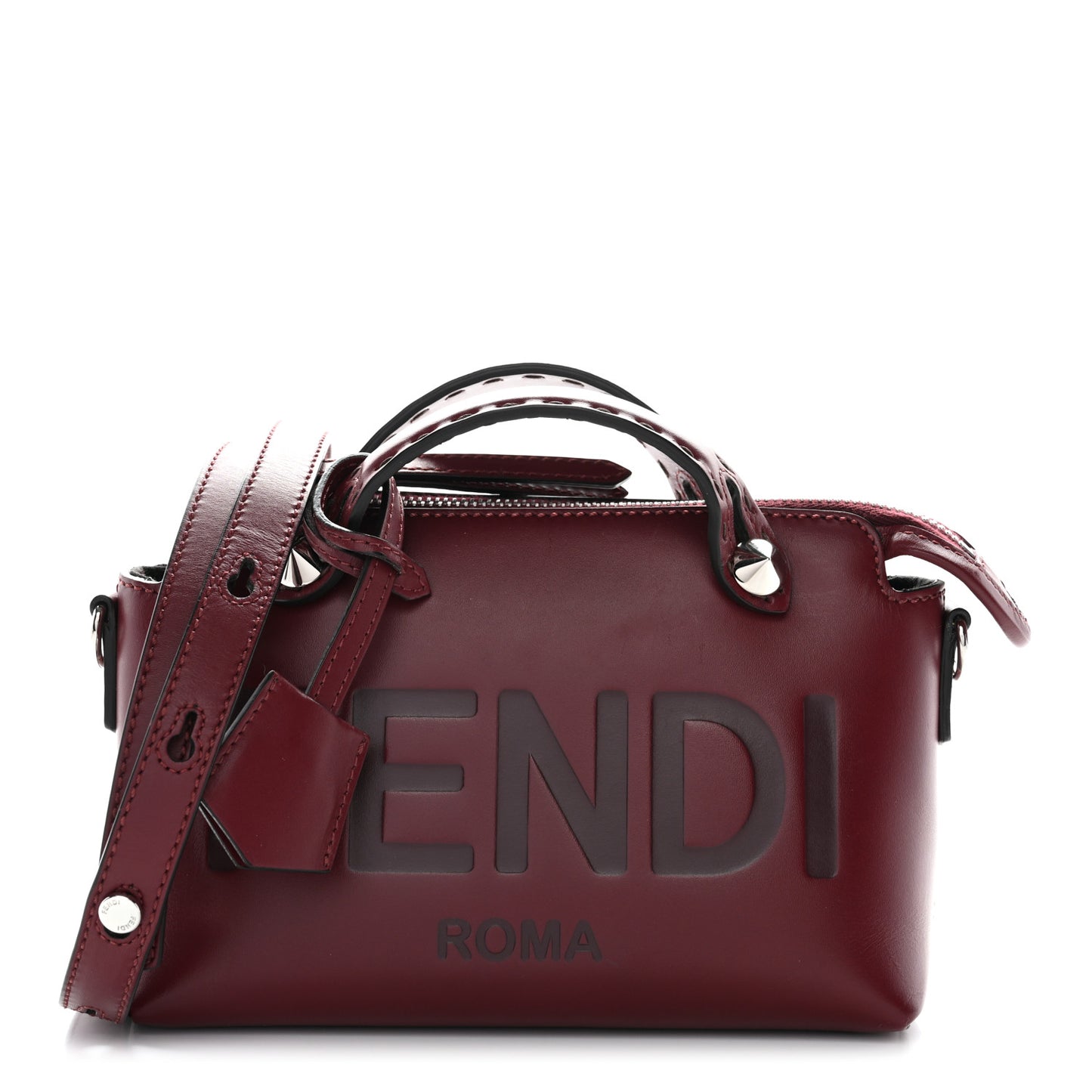 Vitello King Logo Embossed Mini By The Way Boston Bag Barlo