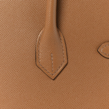 Hermes Madame Calfskin Birkin Sellier 25 Chai 10 of 35