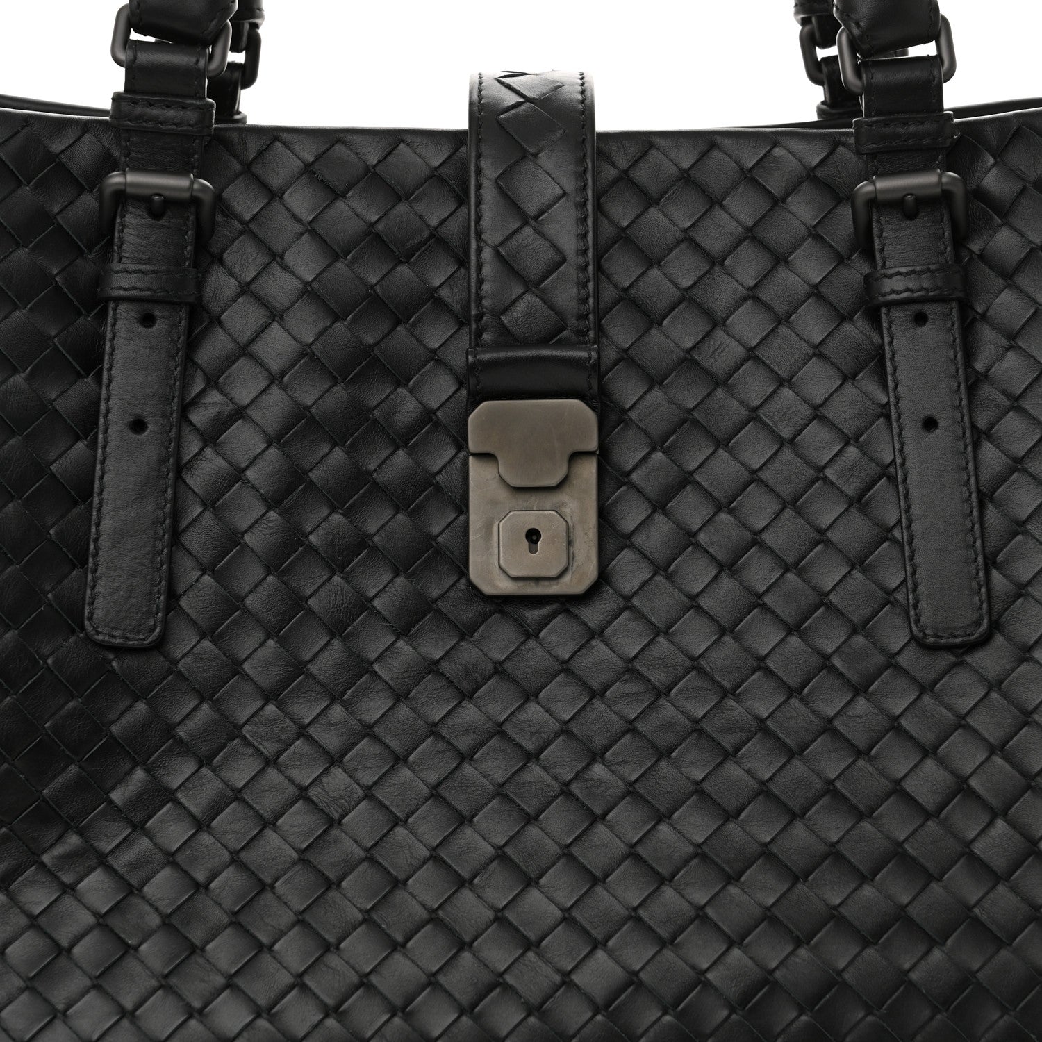 Bottega Veneta Nappa Intrecciato Medium Roma Tote Black 8 of 11